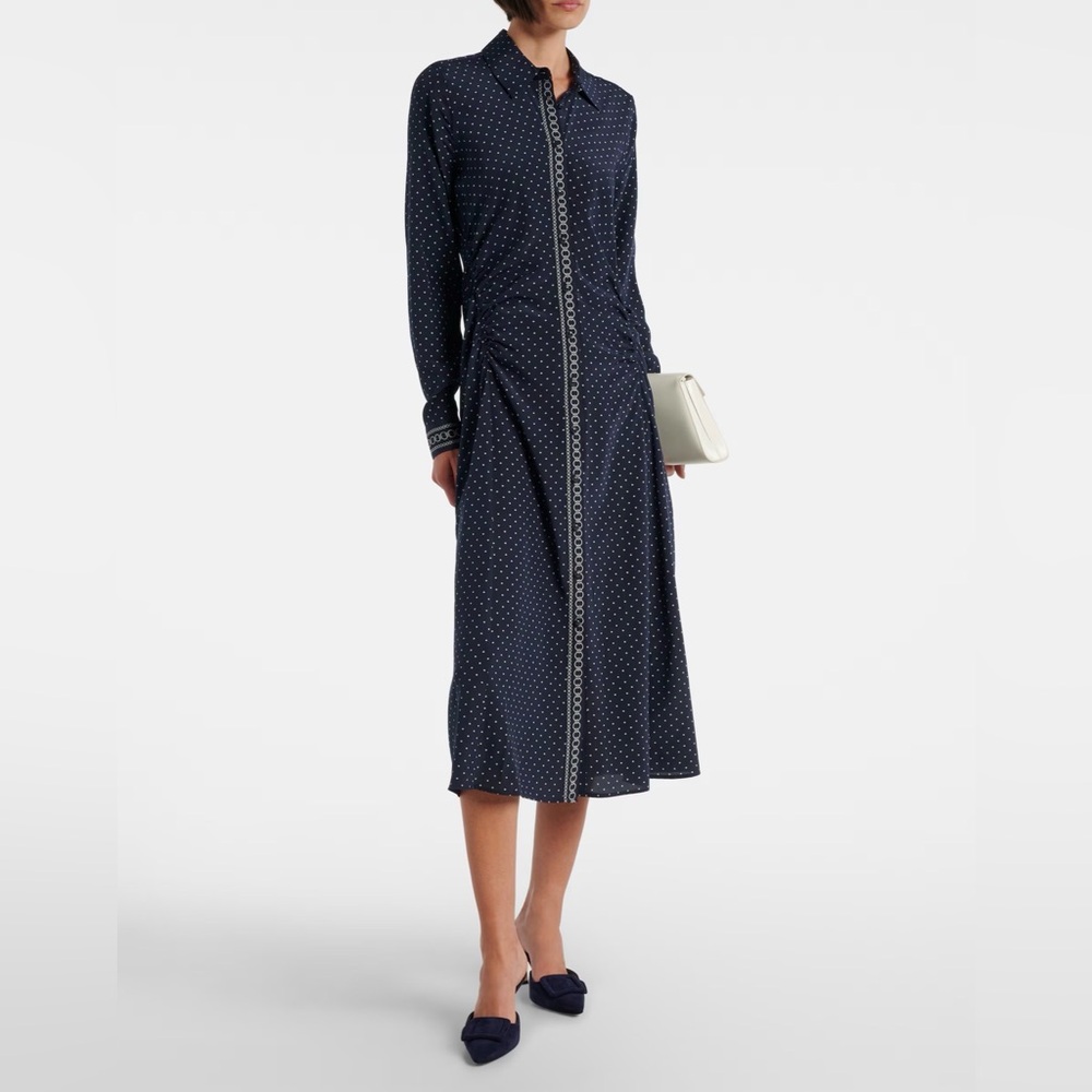 VERONICA BEARD Silk Shirt Dress